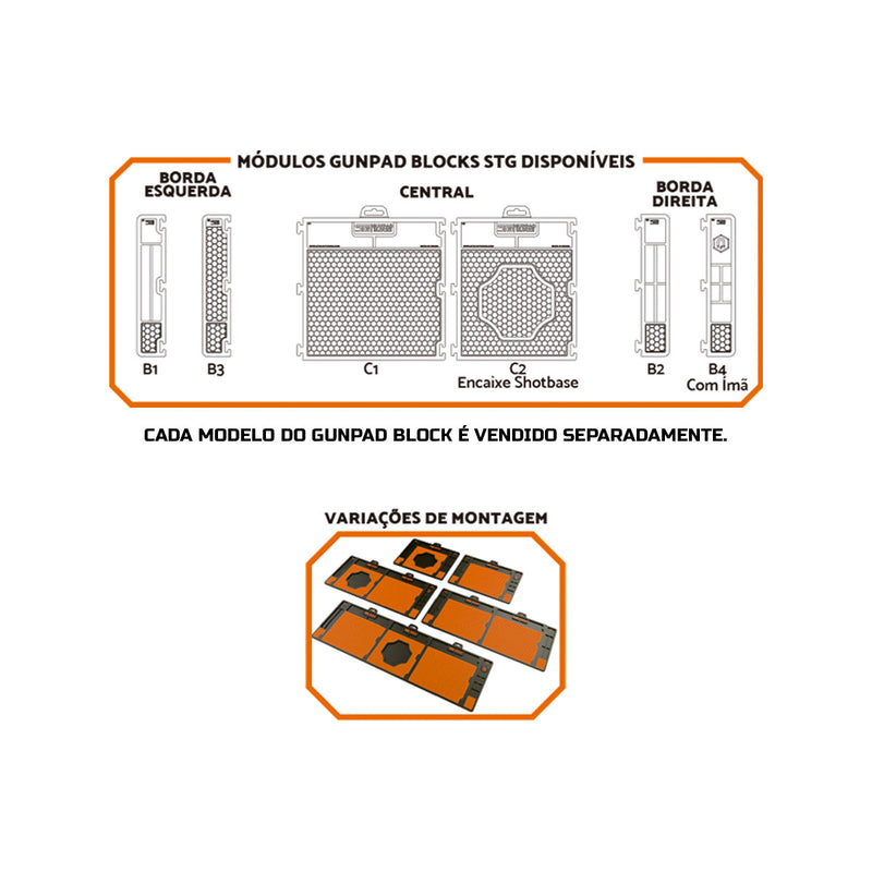 Gunpad Blocks C2 Tapete Manutenção E Limpeza De Armas Stg